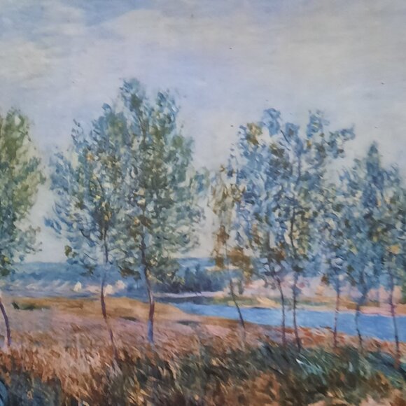 Art Print, "Meadow in By" by Alfred Sisley - Picture 2 of 2